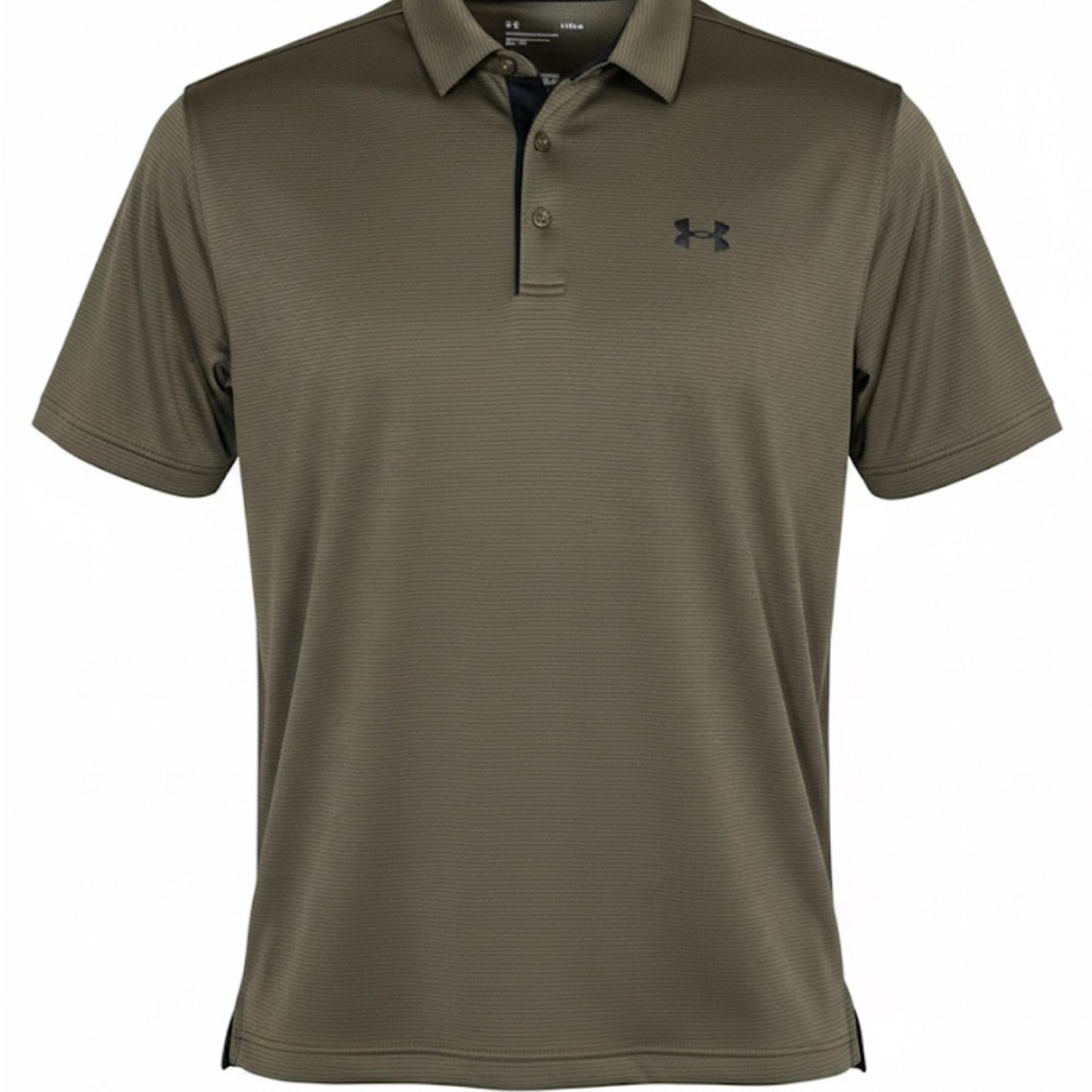Under Armour Men's Dark Green Tech Polo Shirt